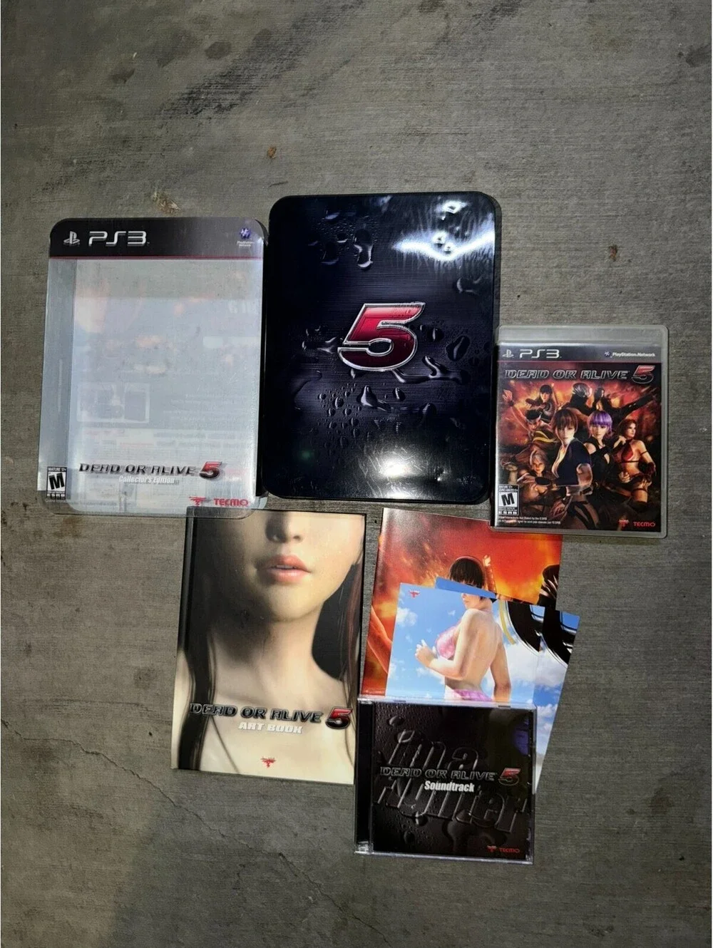 Dead or Alive 5, Collector's Edition CE ( PlayStation 3, 2012) Complete